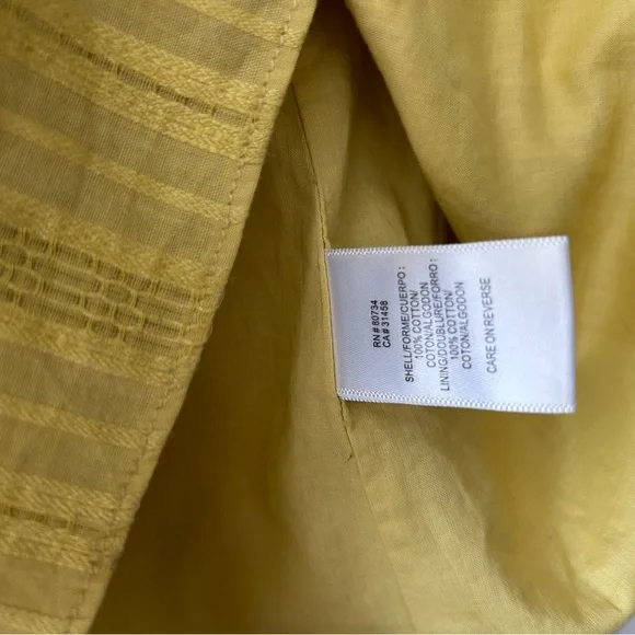 Yellow Baby doll dress 100% cotton - Picture 4 of 6